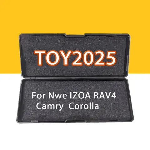 새로운 2in1 TOY2025 Nwe IZOA RAV4 Camry Corolla lishi 선택 도구 자물쇠 제조공 도구