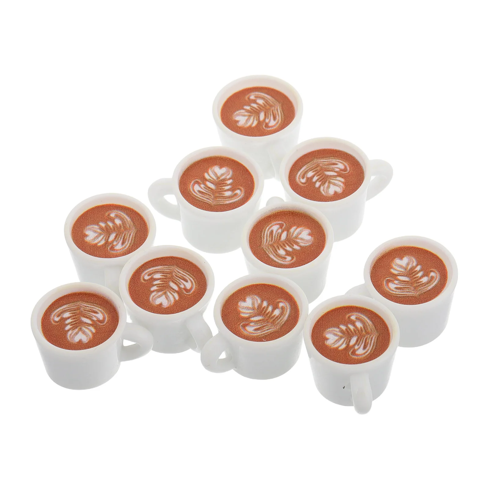 

20pcs Dollhouse Coffee Mug Miniature Tea Cups For Dollhouse Scenery Props Cup Toys For Dollhouse Food Accessories Miniature Coff
