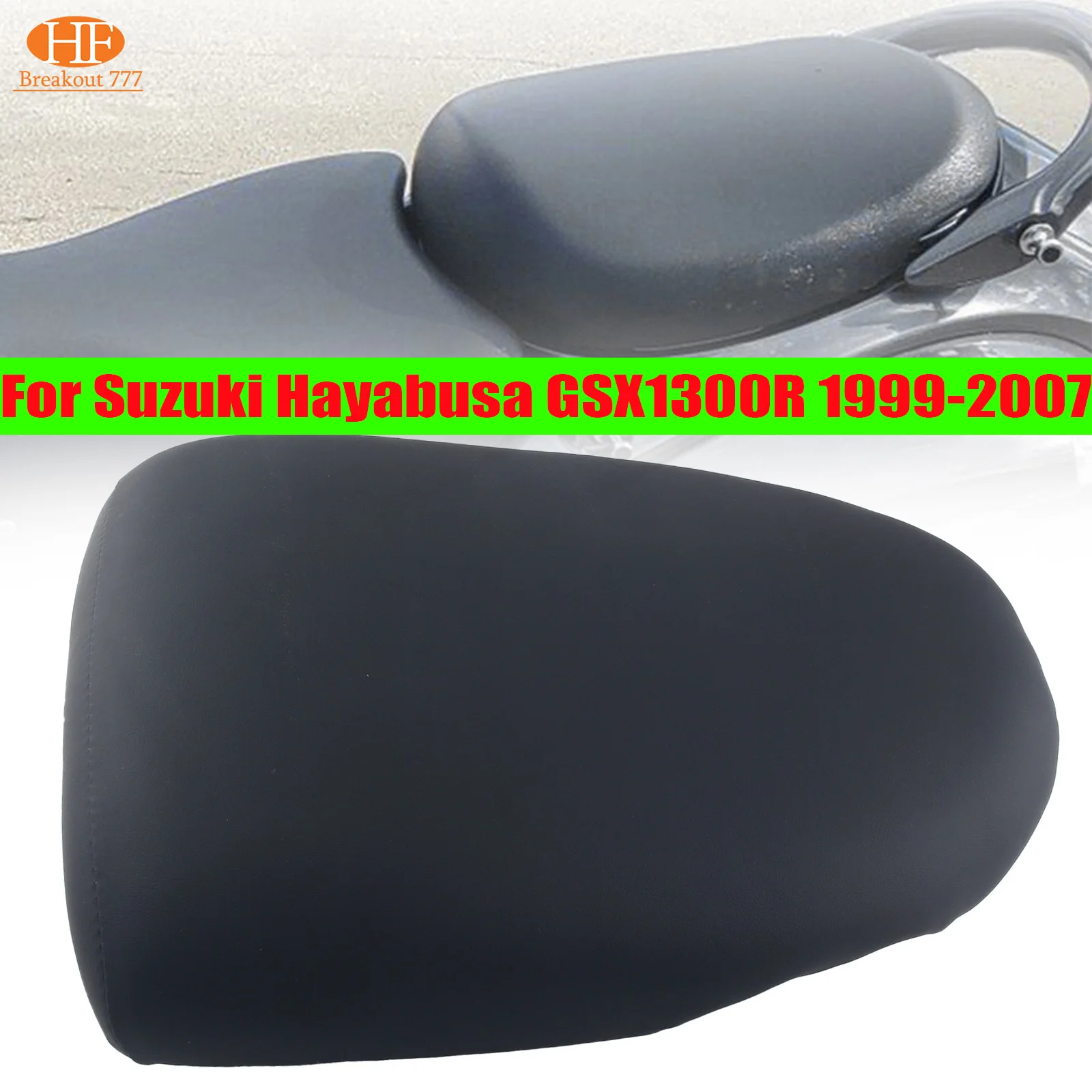 

Motorcycle Black Rear Pillion Passenger Seat For Suzuki Hayabusa GSX1300R 1999-2007/ ZDB 2007 Black