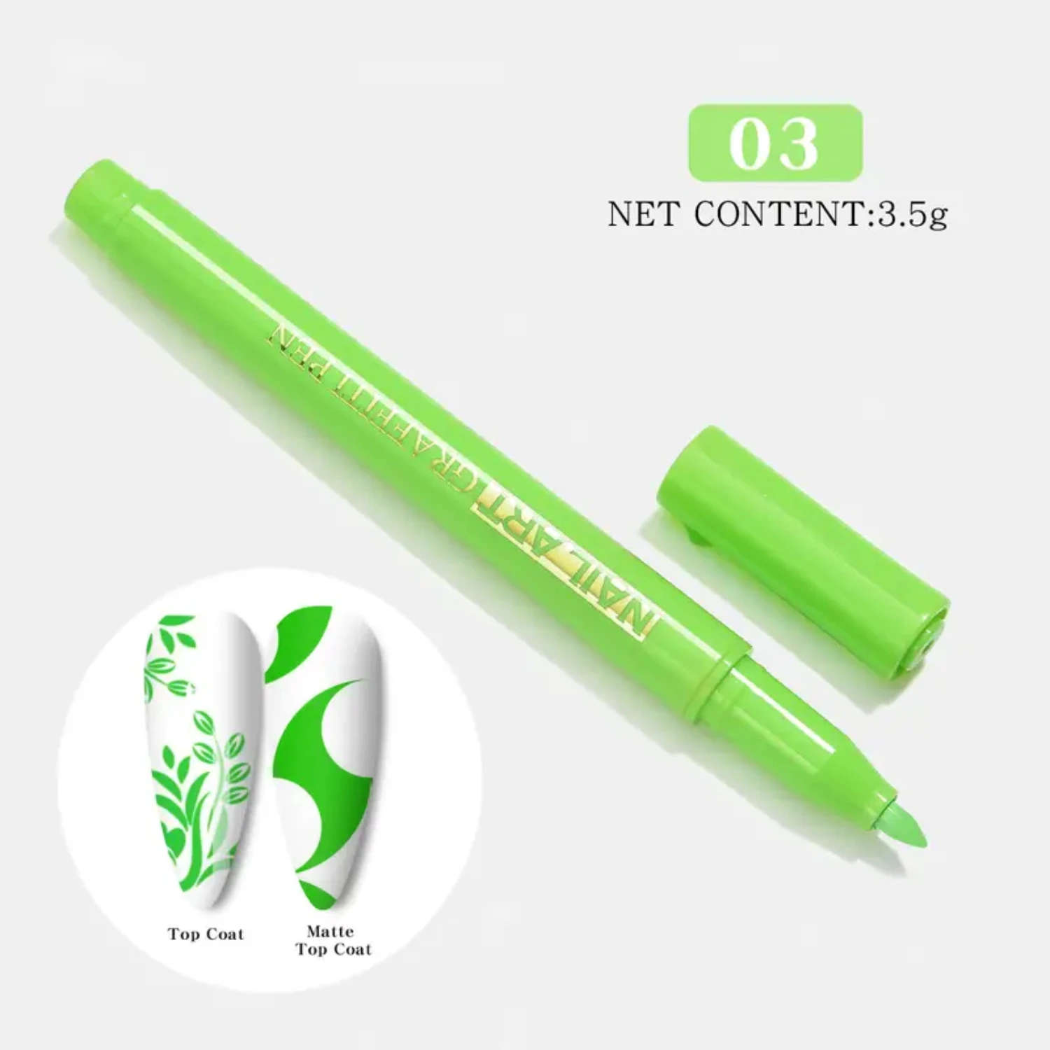 Gorgeous 3 in 1 Waterproof UV Gel Polish Nail Art Graffiti Pen for Manicure Painting Brush Acetone container Esmalte em gel Nail