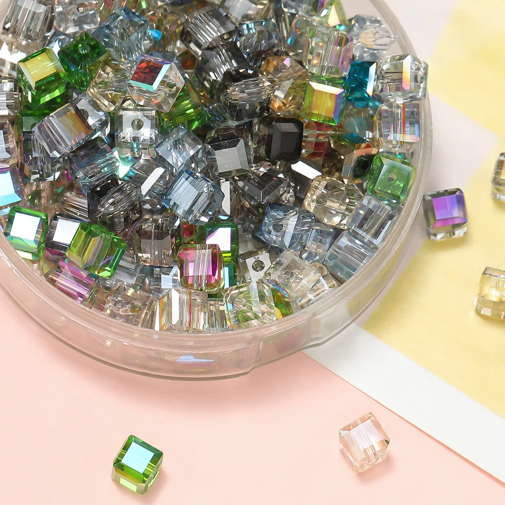 Рисунок 5 - 6 мм хрустальные квадратные бусины