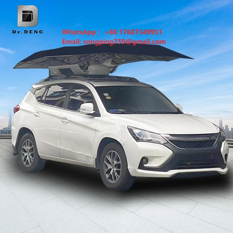 2025 New Full Automatic Car Sun Shade  Car Umbrella with Remote Control and Solar Charger