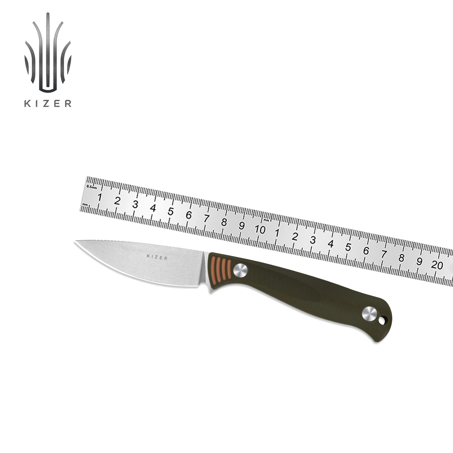 

Kizer Tactical Fixed Blade Knife Evenki 1 1097A1/1098A1/1099A1 G10 Handle AEB-L Blade EDC Knives For Working Camping Bushcraft