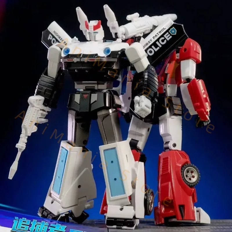 En Stock, juguetes transformadores, DX9-TOYS D18 Chaser Prowl, serie de animación, Autobots, relación MP, figuras de acción, modelo de Robot, estatua de juguete
