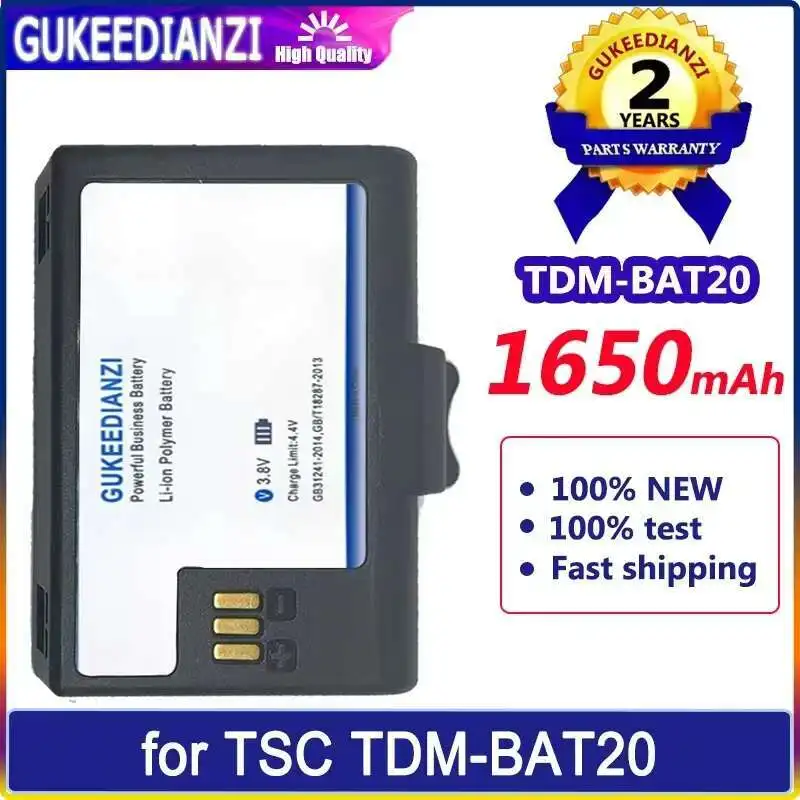 

For Tsc Tdm-BAT20 TDMBAT20 High Compatibility 1650mAh Battery