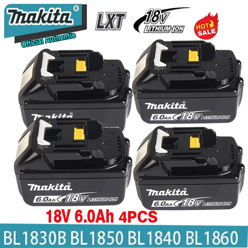 100% original Makita 18V battery, Makita power tool BL1860 BL1850B BL1850 BL1840 BL1830 cordless rechargeable battery charger