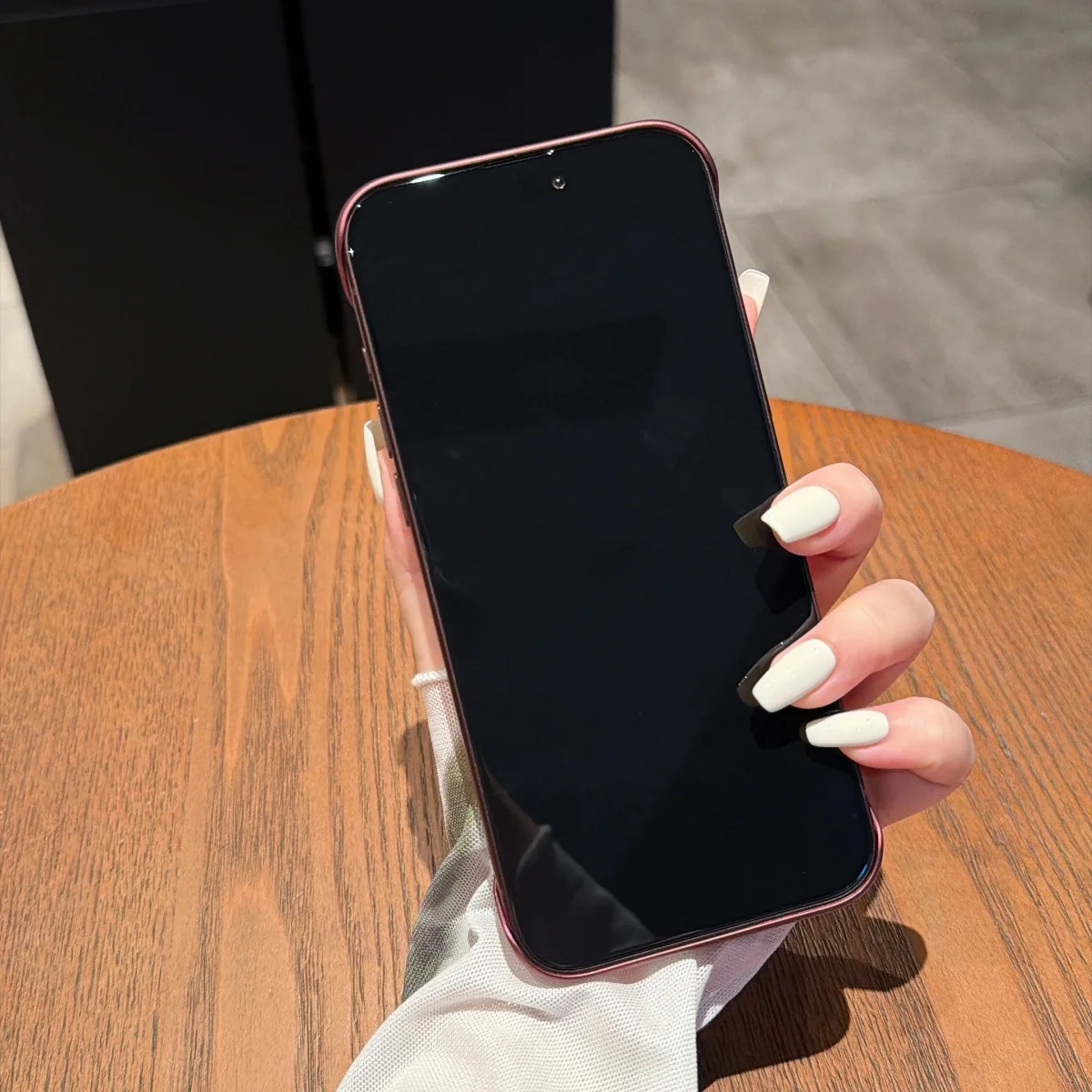 Luxuriöse Matte Rahmenlose Harte Magnetische Handyhülle für iPhone 18 17 16 Pro Max 18Pro für Magsafe Kabelloses Ladegerät Stoßfeste Abdeckung – Detail 9