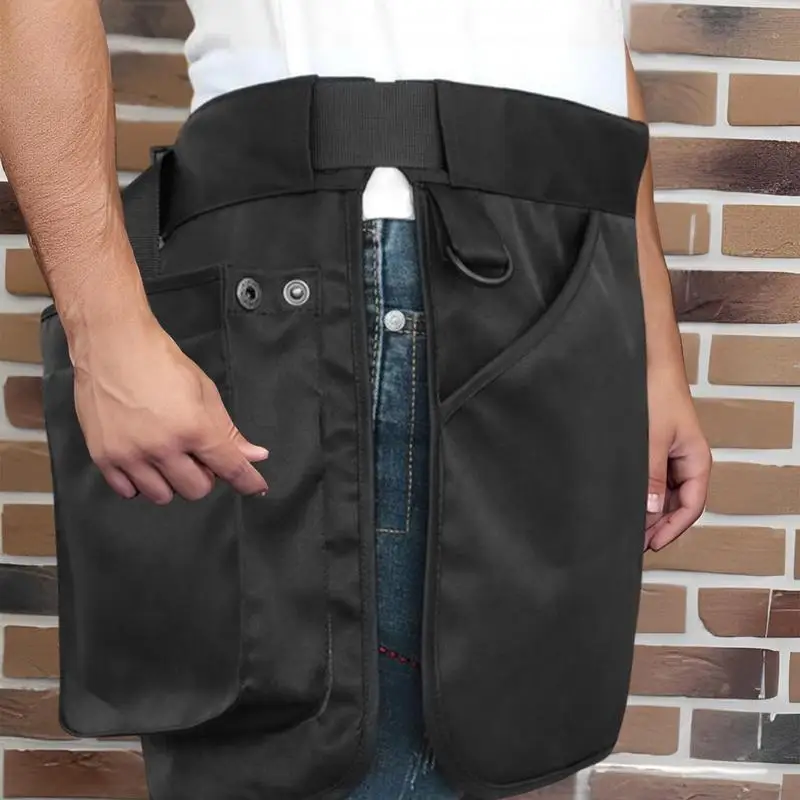 Cinturón de herramientas de cintura ajustable Unisex, bolsa de tela de construcción duradera, delantal de trabajo para correr, trotar y caminar con