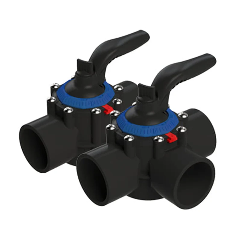 

3 Port 1.5 and 2 Inch 3-Way Directional Valve, 2-Way Water Valve. Valve Actuator for Pools, Spas and Ponds