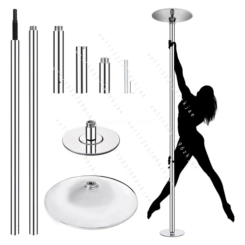 Hot Adjustable 360 Spin Dance Pole,MultiStyle MultiColor,Detachable Portable Indoor Pole Dancing Fitness Gym Training Equipment