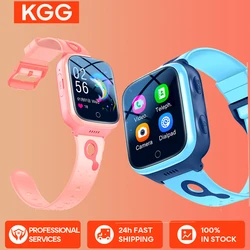 KGG 4G Kids Watch with 1000Mah Battery Video Call Phone Watch GPS Location SOS Call Back Monitor Smart Watch Children Gifts.