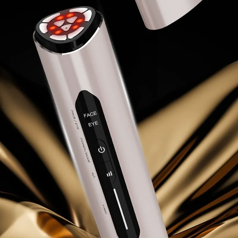 เครื่องนวดหน้าด้วยพลาสมาไมโครเคอร์เรนท์ เครื่องนวดหน้าแบบสั่นสะเทือน กำจัดไขมันใต้ตา อุปกรณ์เสริมความงาม เครื่องมือกายภาพบำบัดเพื่อความงาม