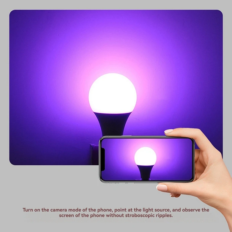 AC17-Led Colorful Light Bulb E27 Screw Bulb Lamp Dimming Remote Control With Memory Atmosphere Bulb