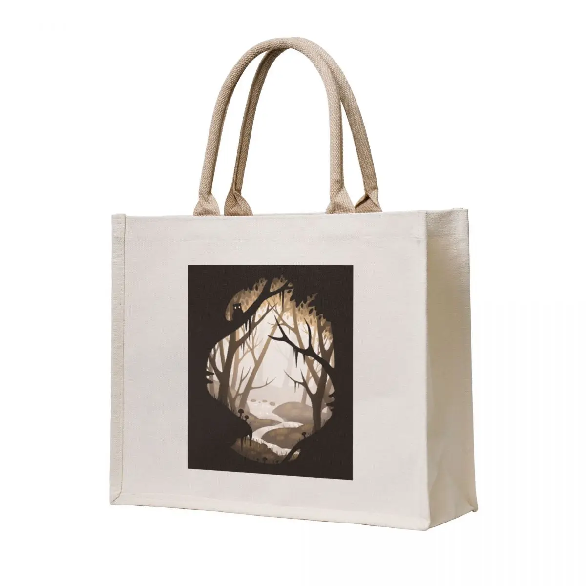 

Autumn Woodland Tote Bag shopper bag woman bag for beach hand bags Customizable tote