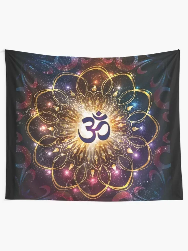 The higher power of Om - sacred geometry Tapestry Decoration Wall Decoration Room Tapestry