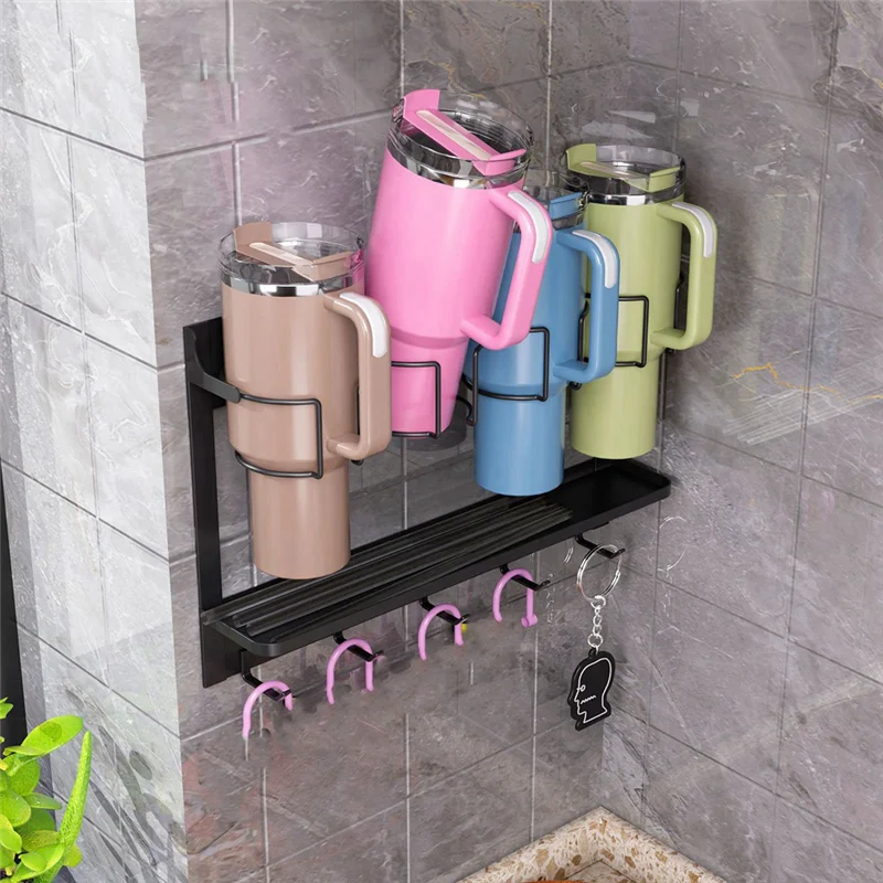 

A26I-Magnetic Cup Holder For 4 Cups - Compatible With Ice Tumbler