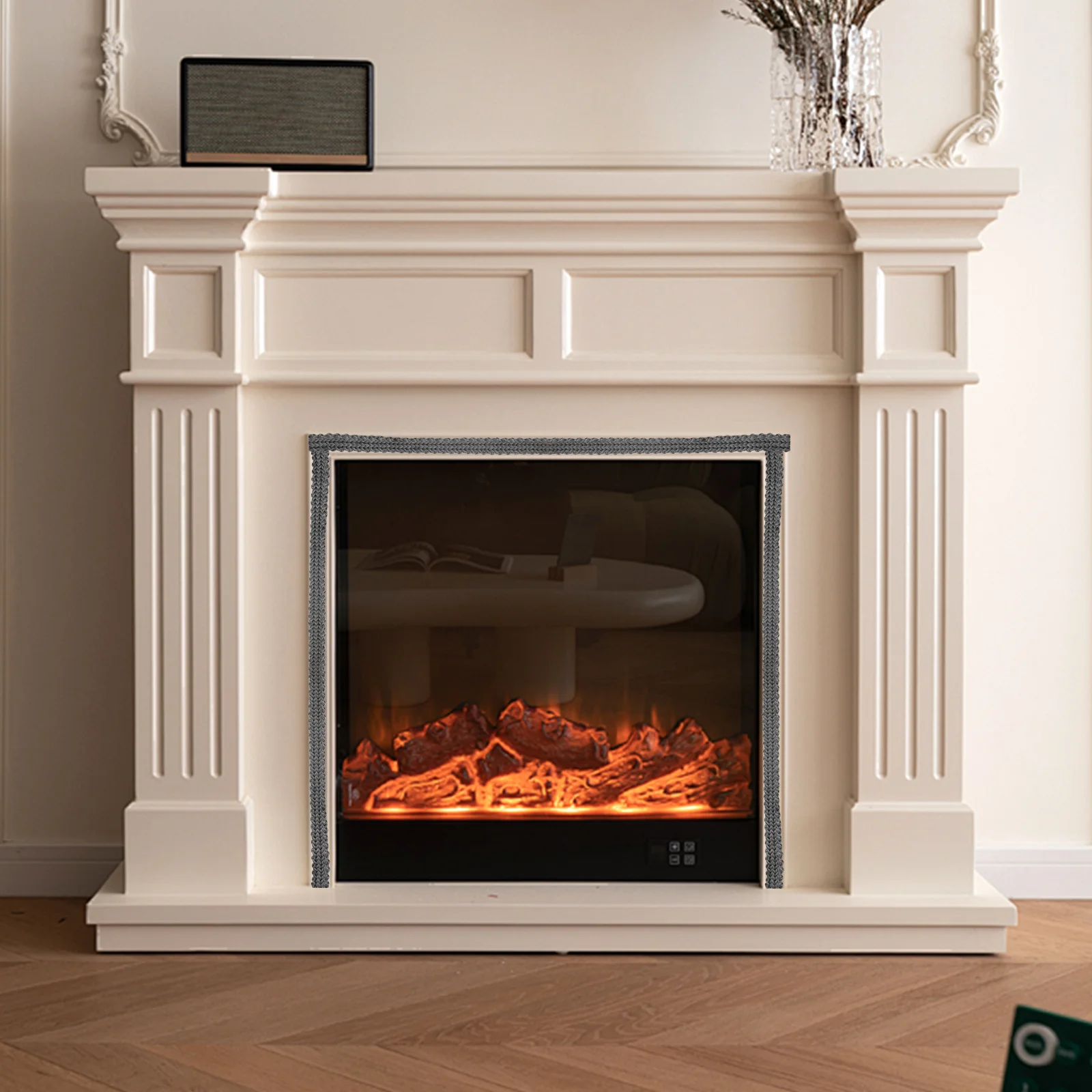 

Wood Stove Door Gasket Rope Self Adhesive Flat Fiberglass Seal Tape For Fireplaces Heat Resistant Stove Gasket Replacement