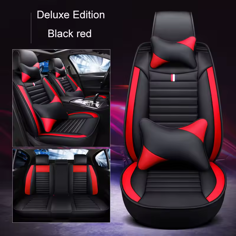 PU leather car seat cover for PEUGEOT 206 307SW 308 407 408 508sw 208 2008 3008 4008 5008 RCZ Car accessories Interior details