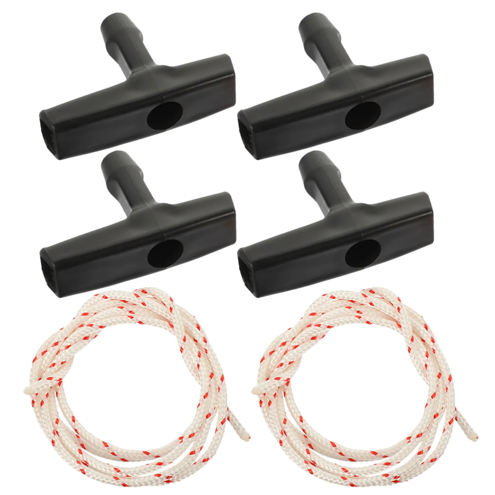 2Sets Garage Door Emergency Pull Rope Release Kit Attic Ladder Pull Cord Cable Plastic Handle Garage Door Opener Safety Device
