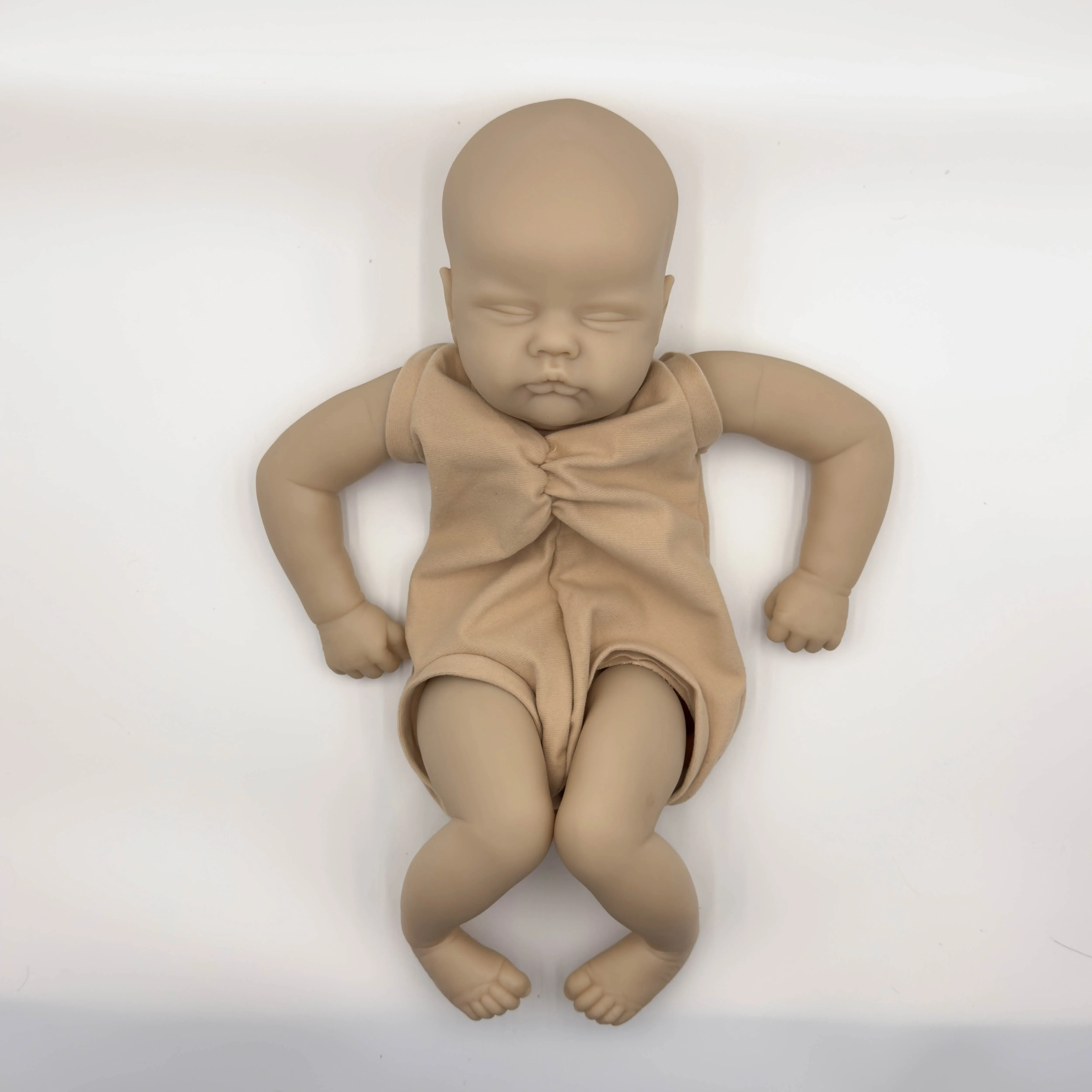 NPK Clearance 19inch Lifelike Reborn Doll Kit Unfinished Doll Parts DIY Toys Original Quinbee Reborn Doll Kit New Limbs