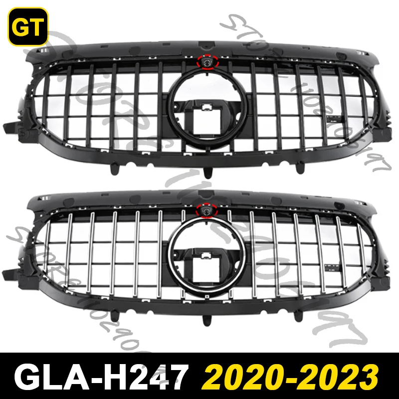 for 2020-2023 2024+ H247 GLA Mercedes Benz GLA180 GLA200 GLA220 GLA250 GT STAR Bumper Mesh Racing Grille