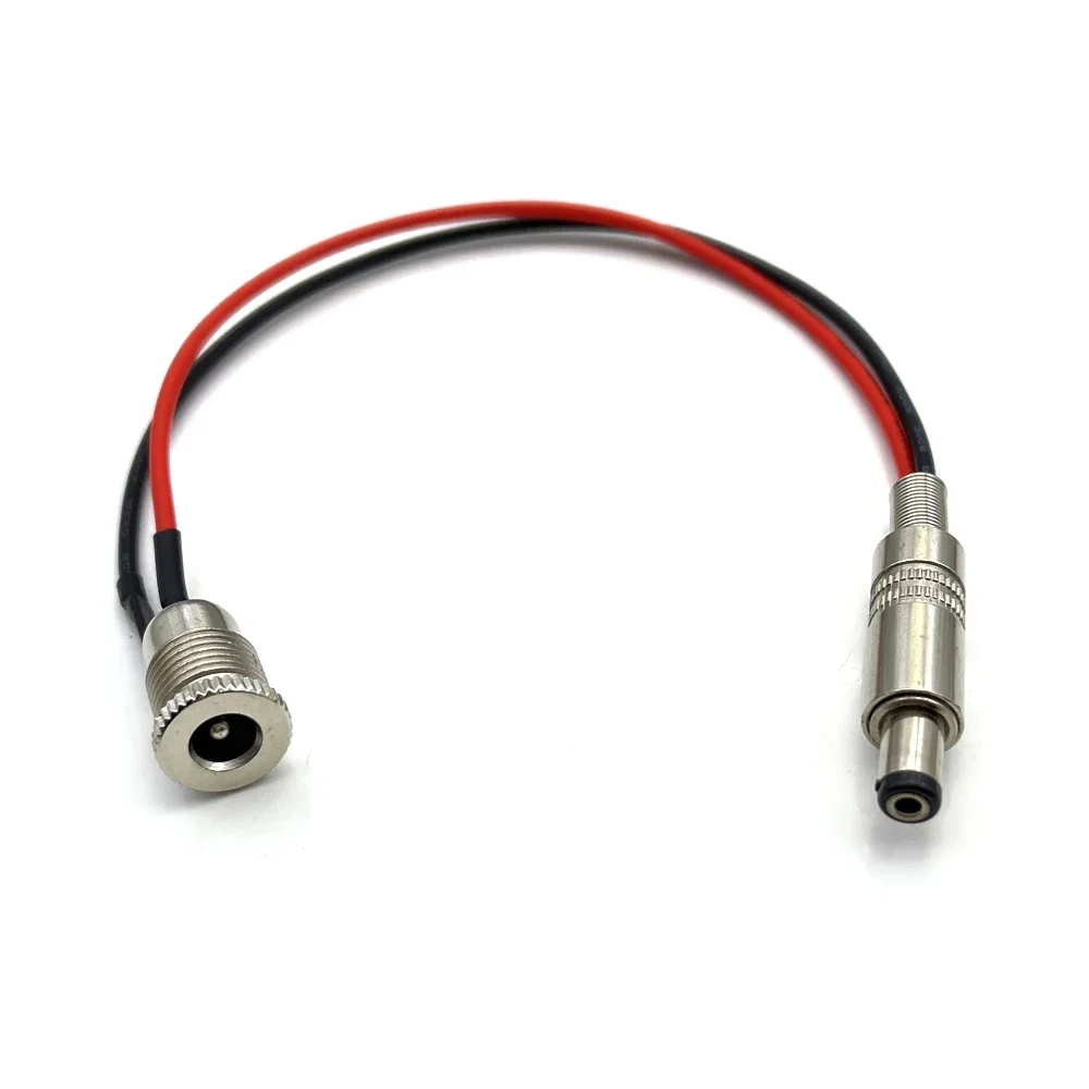 5.5x2.1 5.5*2.5mm metal 5a DC-099 dc power supply threaded charging socket panel mount connector jack f