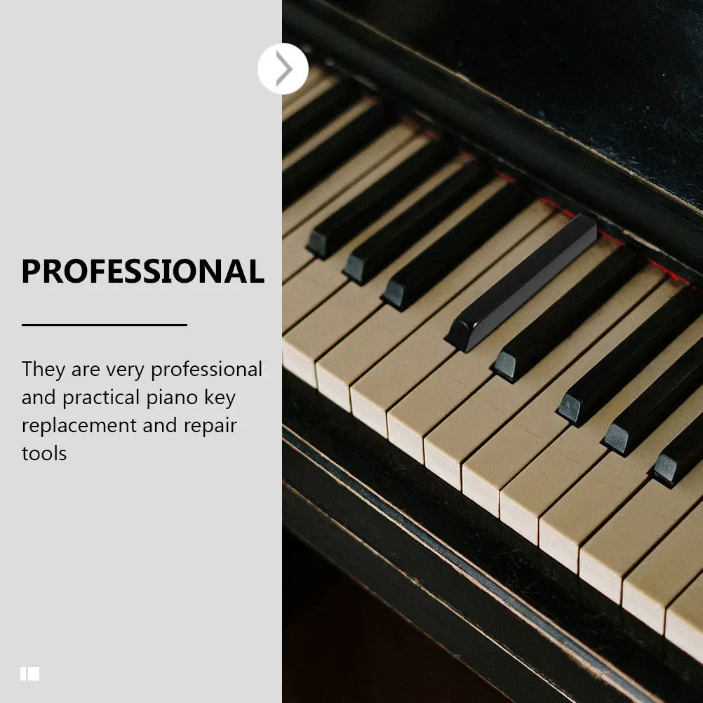 88 Pcs Piano Key Repair Materials Keytop Replacement Keyboard Parts Replacements Keys Music Waterproof Oxford