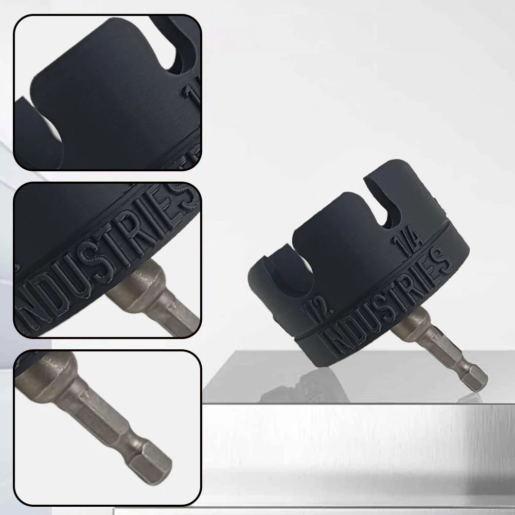 

Nut Zip Drill Attachment Wear Resist Slotted Wing Nut Spinning Drive Kit Hex Shank Nut Driver Extractor Wrenches Tool Set