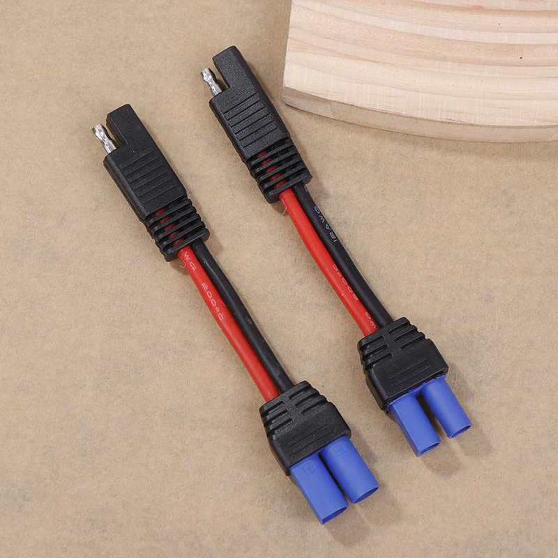 1PC SAE To EC5 Male Plug Connector DIY 12 AWG SAE Cable Silicone Wire SAE To EC5 Female Power Cord Plug