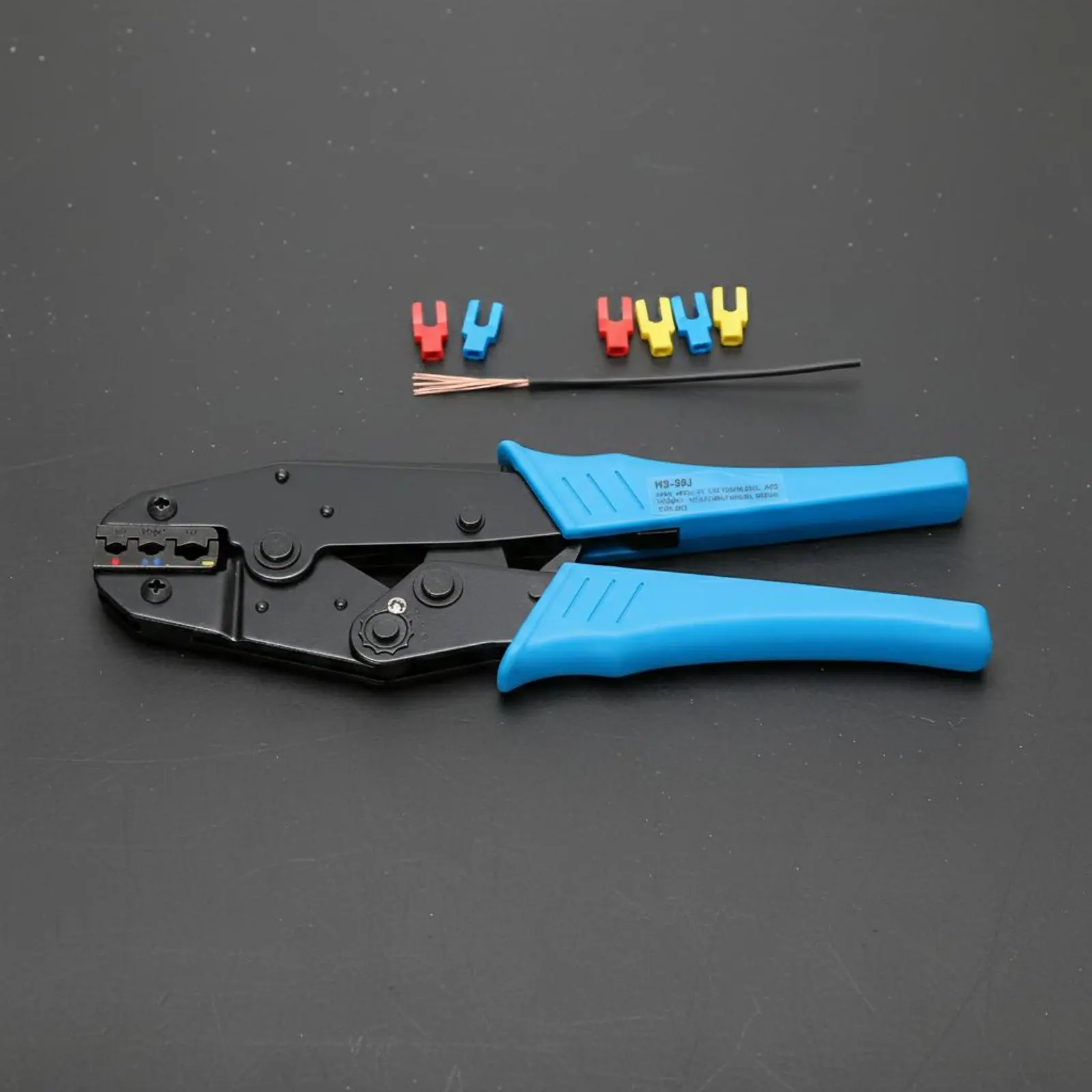 1000 Pieces U Type Crimp Terminal Color Coded Sleeves Fork Terminal Spade Connector Copper Electrical Hardware Tinned Brass