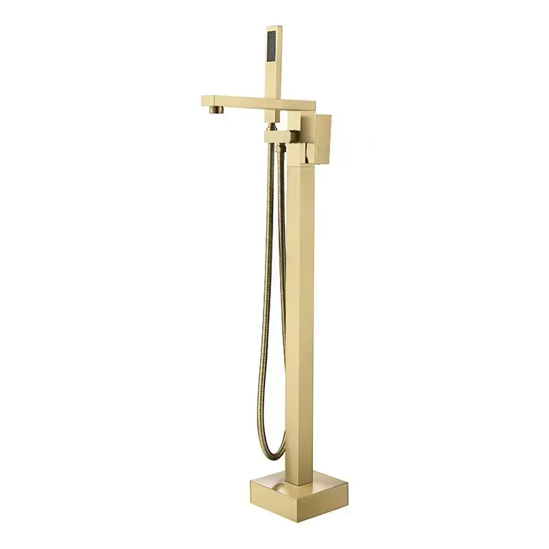 Original brand newFloor-standing Waterfall Bathtub Faucet,Brass Bathtub Shower Faucet,Freestanding Bathtub And Bath Shower Fauce