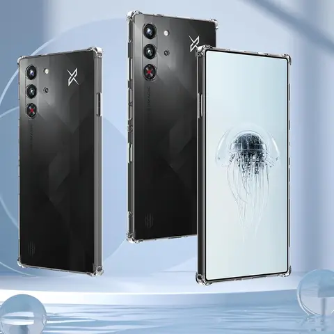 Przezroczyste etui TPU na telefon ZTE Nubia Red Magic 10 Air 10 Pro 9S 9 Pro Pokrowiec ochronny odporny na wstrząsy Fundas Capa