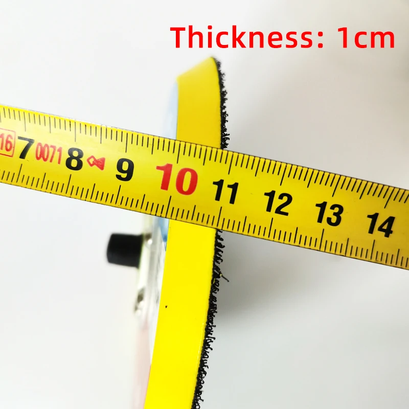 5 Inch M8 Tray pneumatik Grinder Chassis bagian Flocking amplas lengket poles Disc Dry Pad Self-adhesive Cup Pad
