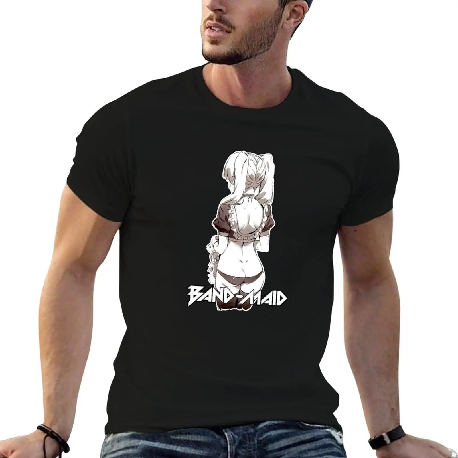 

Best Japan Maid Band Art T-Shirt mens graphic t shirts man t shirt graphic T-Shirt
