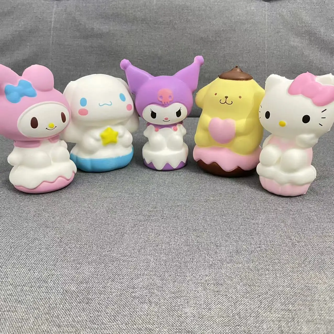 Sanrio Leuke Cartoon Knijpspeelgoed Anti Stress Volwassen Speelgoed Siliconen Pinch TPR Zachte Decompressie Stress Reliever Speelgoed Kinderen Geschenken