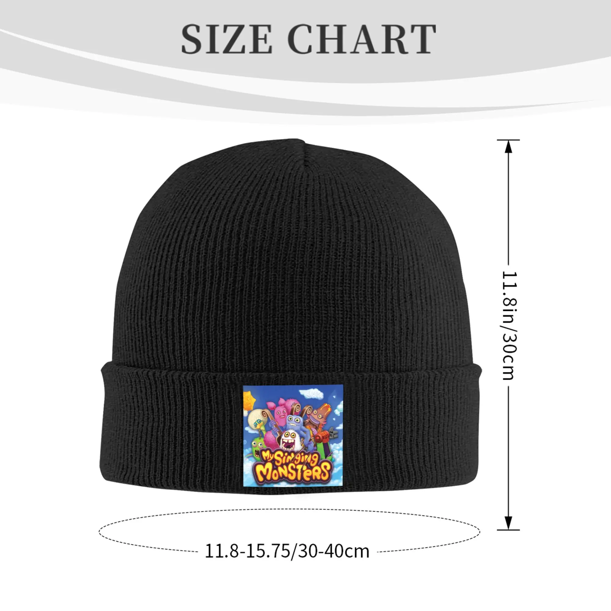 Custom My Singing Monsters Characters Bonnet Hat Cool Knitted Hats MAdult Cartoon Anime Game Winter Warm Skullies Beanies Caps