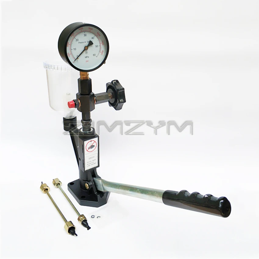 S60H Fuel Nozzle Calibrator Injector Tester Diesel Injector Nozzle Tester S60H Injector Nozzle Pop Pressure Tester Tool