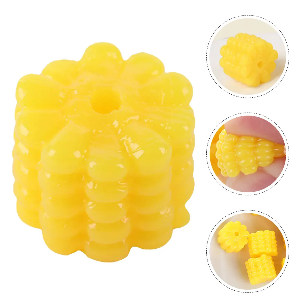 20Pcs Realistic Corn Squeeze Decompression Stress Relief Mini Vegetable Stretchy Pressure Relief Household Funny