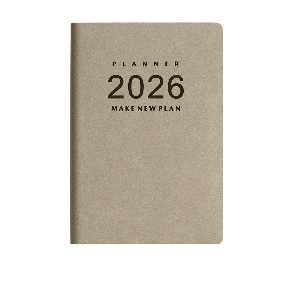 

Wear-resistant 2026 Schedule Planner Task Priority 365 Days Bookmark A5 Daily Planner Notebook Thick Paper