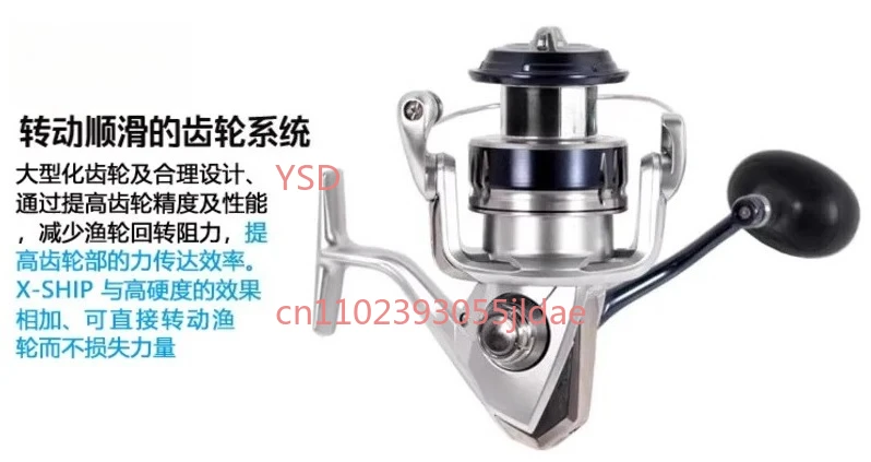 

Wholesale Spinning Fishing Reel Applicable to SARAGASA SW Saltwater Sea Fishing Tackle Reel