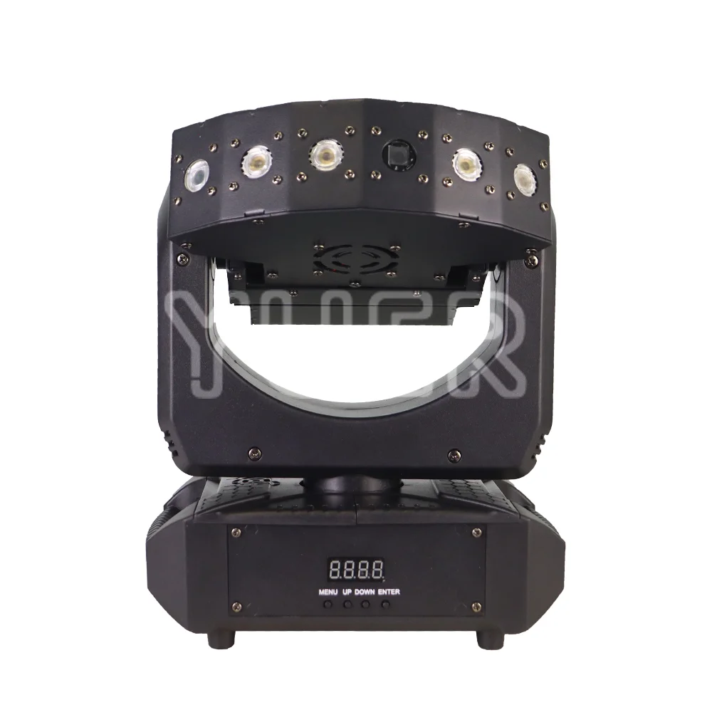 YUER MINI 6 Eye RGB Laser XYZ Axe Moving Head Beam Scanner DMX Party Dj Disco Music Control Concert Wedding Home Event Projector