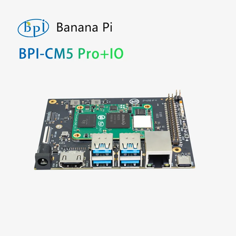 TopElec Banana Pi BPI-CM5 Pro Rockchip RK3576 Quad-core Cortex-A72 4GB RAM 32GB eMMC Up to 6 TOPS Smart SBC Single Board Compute