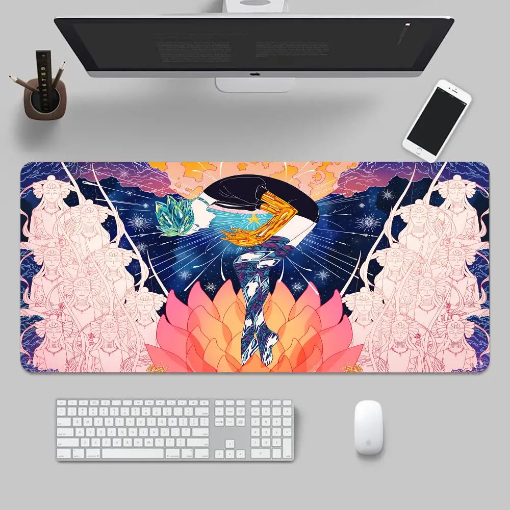 Land Of The Lustrous Mouse Pad Keyboard Mouse stitch Mouse pad,Desk Mats,Gaming Accessories,PC Parts XXL90x40cm