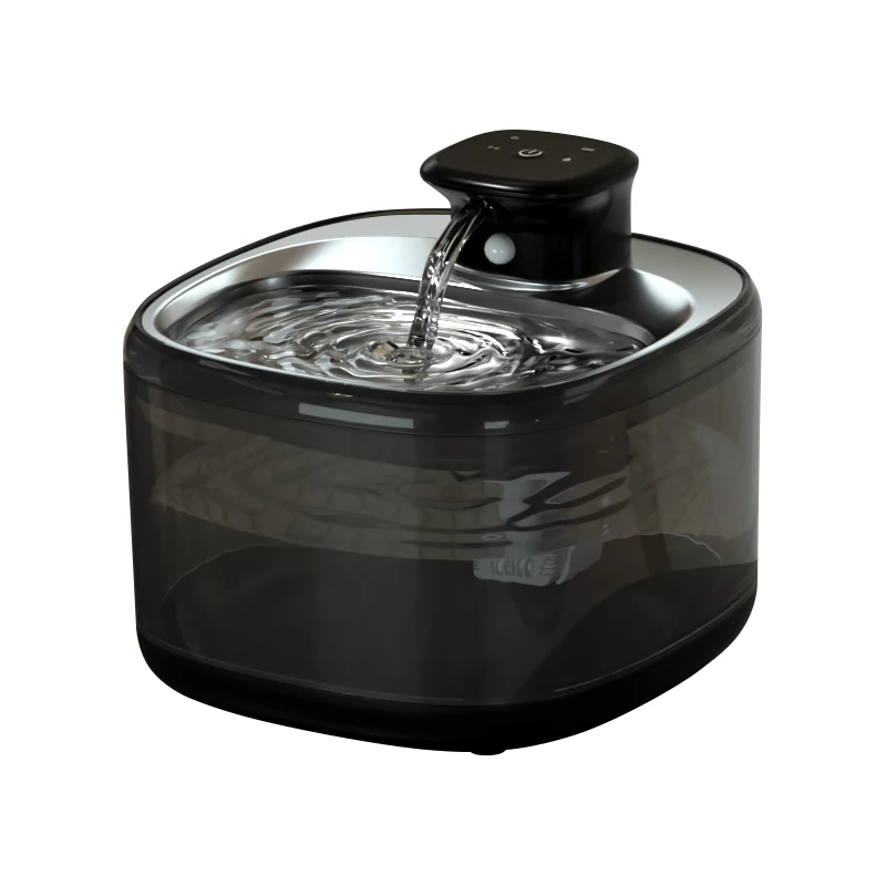 

2L Intelligent Water Fountain Sensor Waterer Drinking Dispenser For Pet Cats Feeder Bowl Water Dispenser Drinker