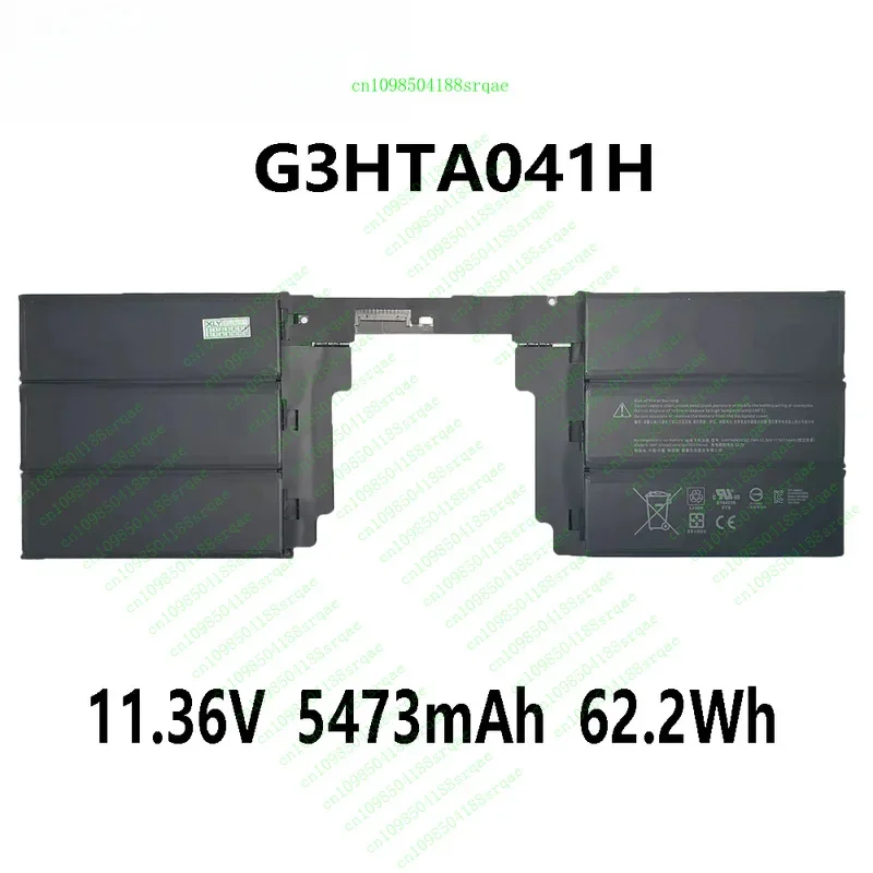 

G3HTA041H G3HTA040H 11.36V 5473mAh 62.2Wh Laptop Battery For Microsoft Surface Book 2 15" 1813 1793 KEYBOARD BASE"% Test"