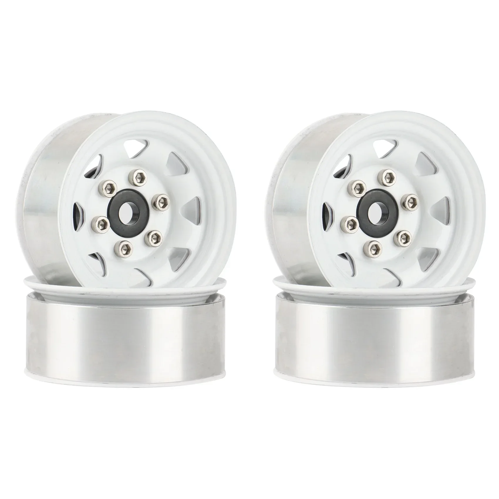 

%a for 4PCS 1.55 Metal Beadlock Wheel Rim Hub for 1/10 RC Crawler Car Axial Yeti Jr 90069 RC4WD D90 TF2 Tamiya CC01 LC70 MST,1
