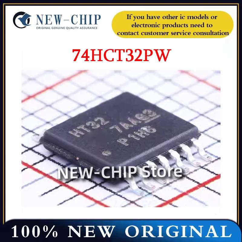 

10PCS-100PCS/LOT 74HCT32PW Silk screen HT32 TSOP-14 logic chip NEW ORIGINAL