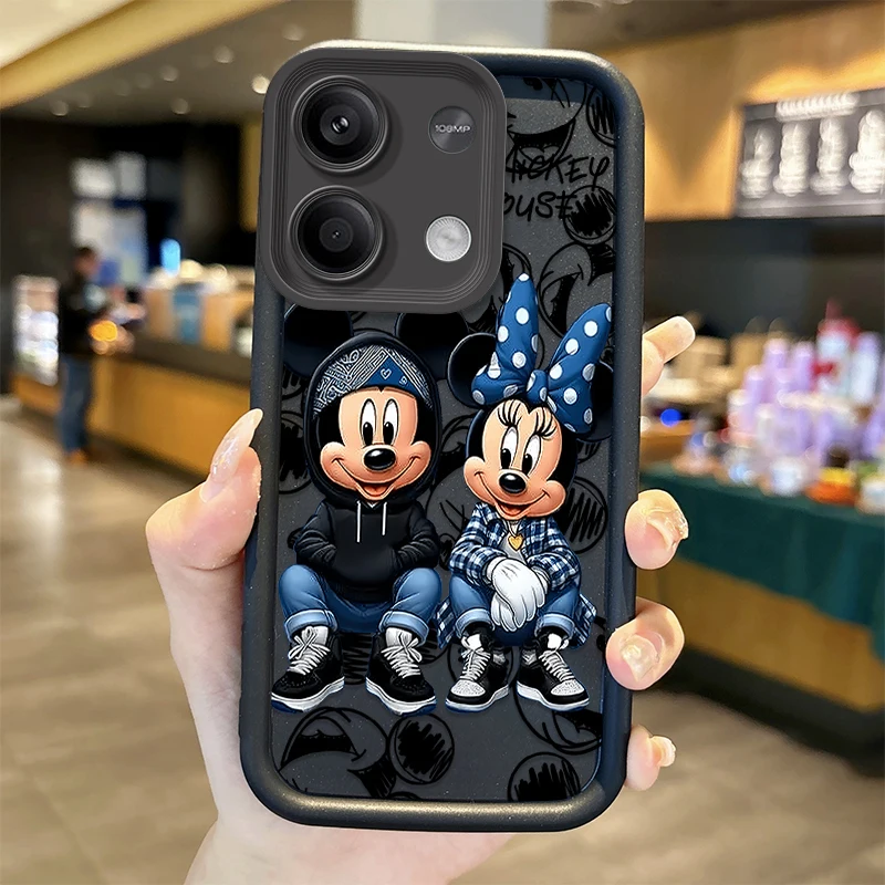 Disney Mickey Cartoon Phone Case for Xiaomi Redmi Note 13 12 Pro Plus 4G 5G 13C 12C Turbo 11 11S 10 10S 9 10A 10C 9C A2 A1 Cover