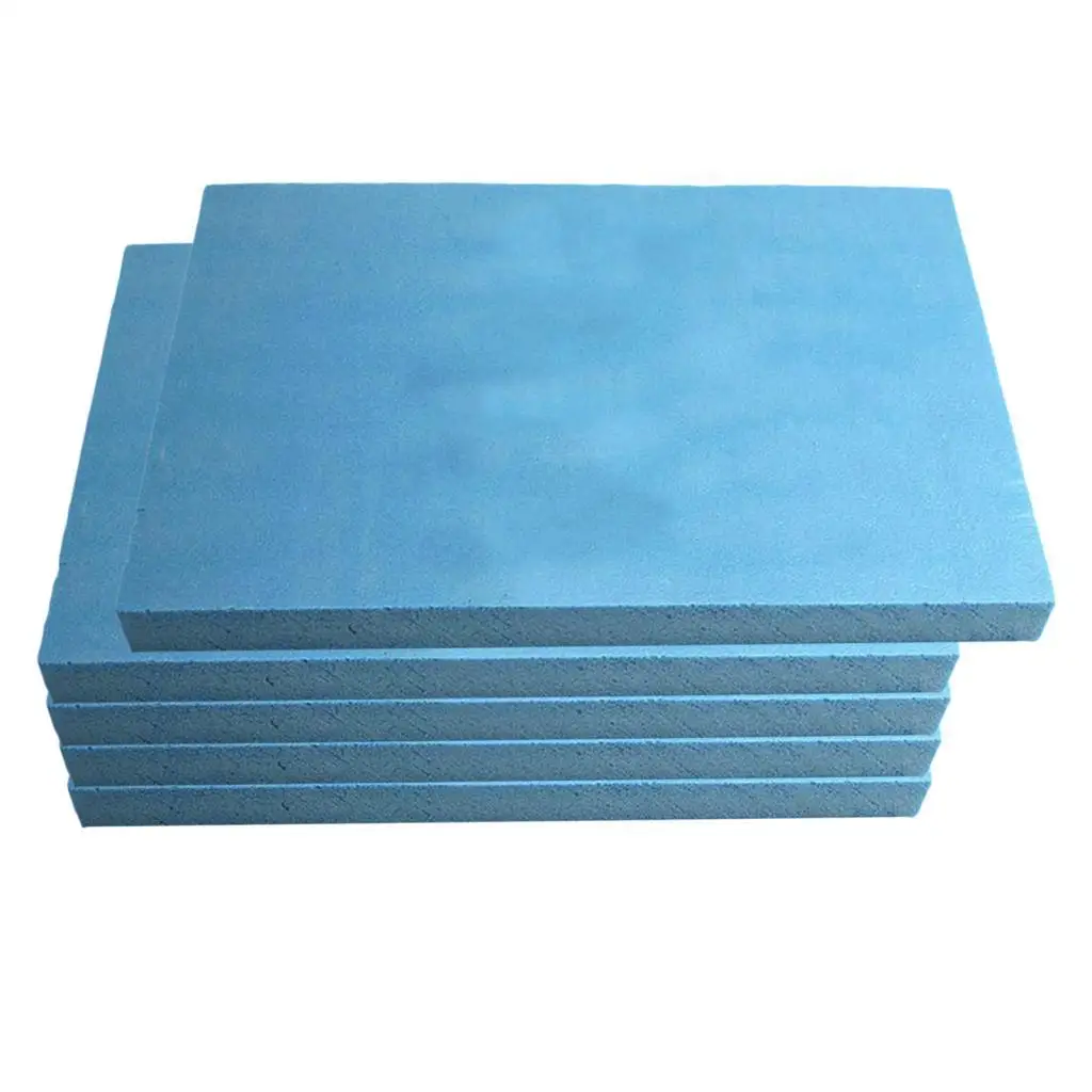 Set of 5 High Density Lightweight Foam Slab 30x20x2cm Crafts Material Buildings