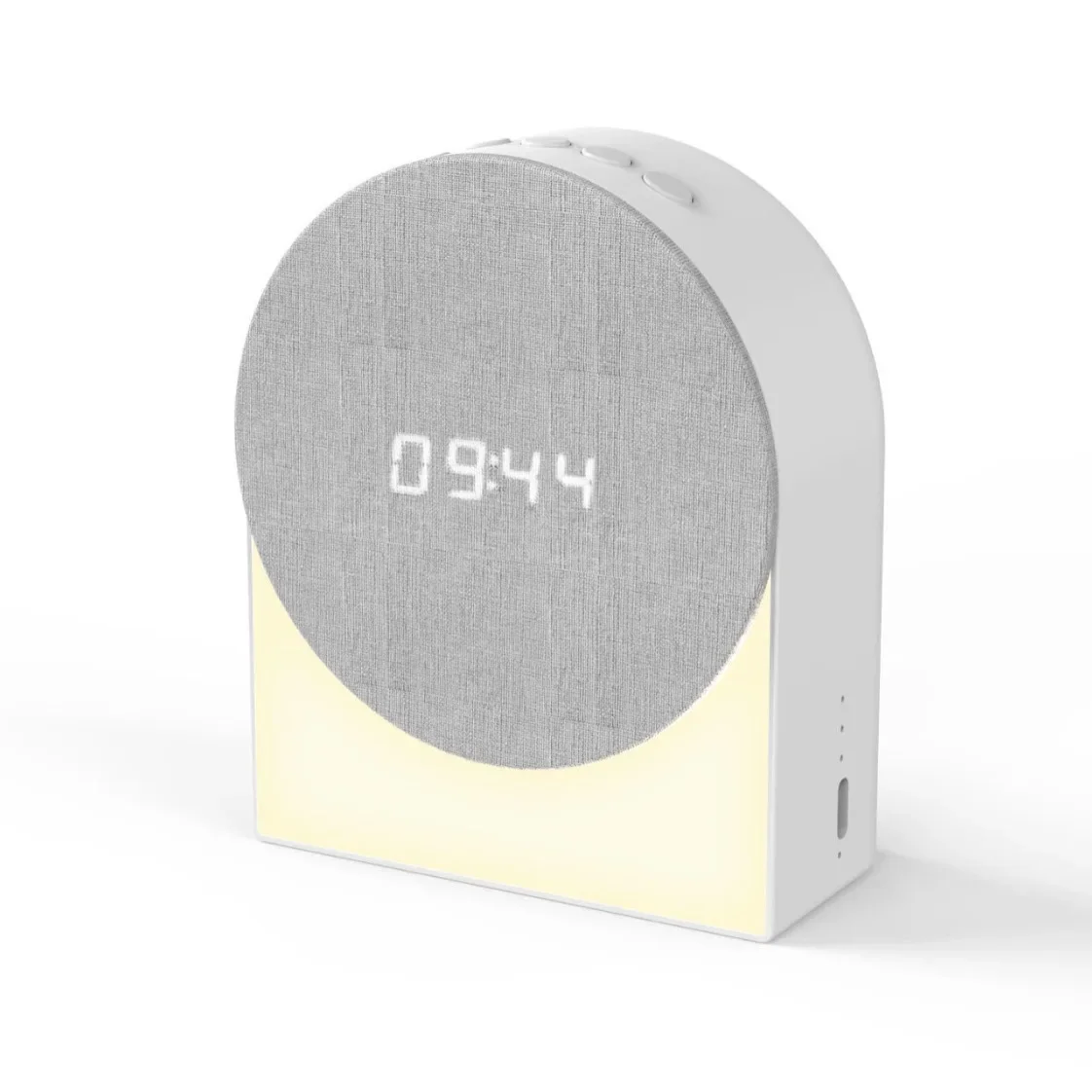 4 In 1 Digital Alarm Clock Sleep Aid Clock Sound Machine Bluetooth Speaker Night Light Battery Operated  For Bedroom Office